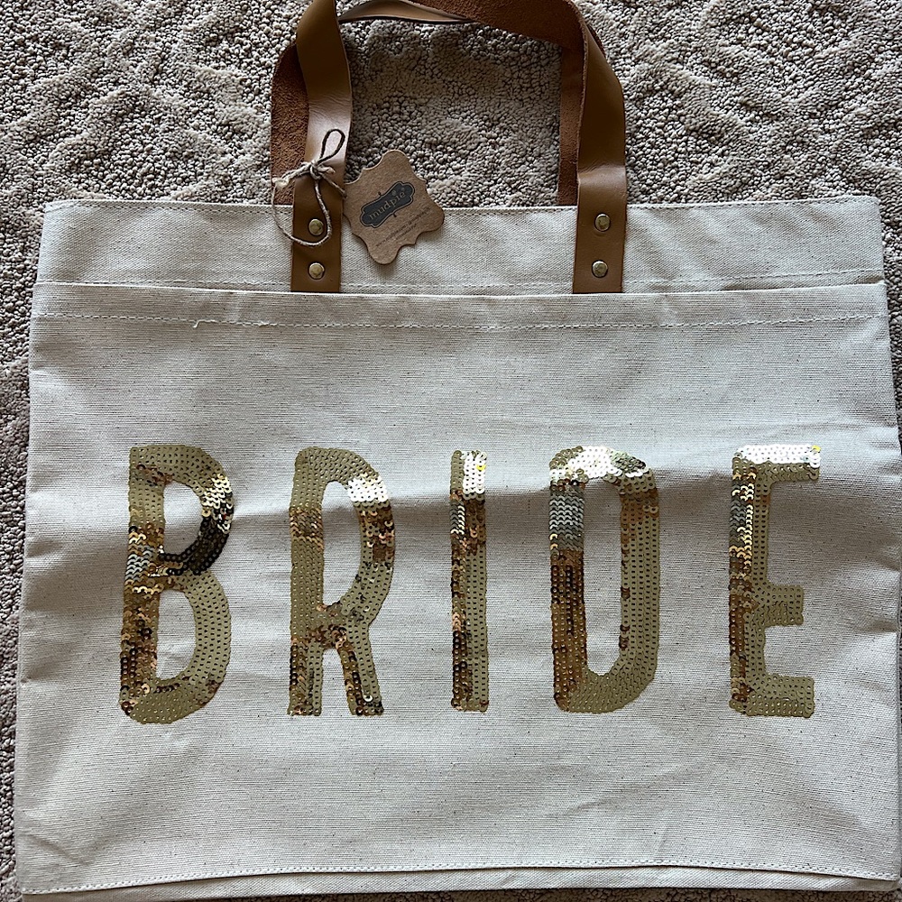 “Bride” tote NWT good quality